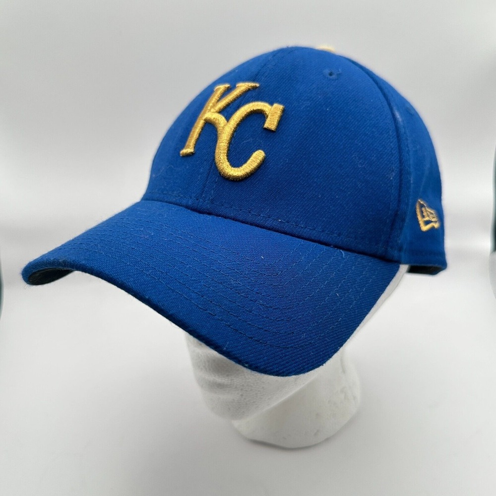 New Era Kansas City Royals Baseball Cap Mens L/XL Blue MLB Hat 3-D‎ Puff Logo